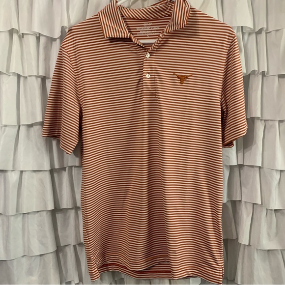 Vineyard Vines Men’s Performance Polo, University of Texas Longhorns Size Small - Picture 9 of 11